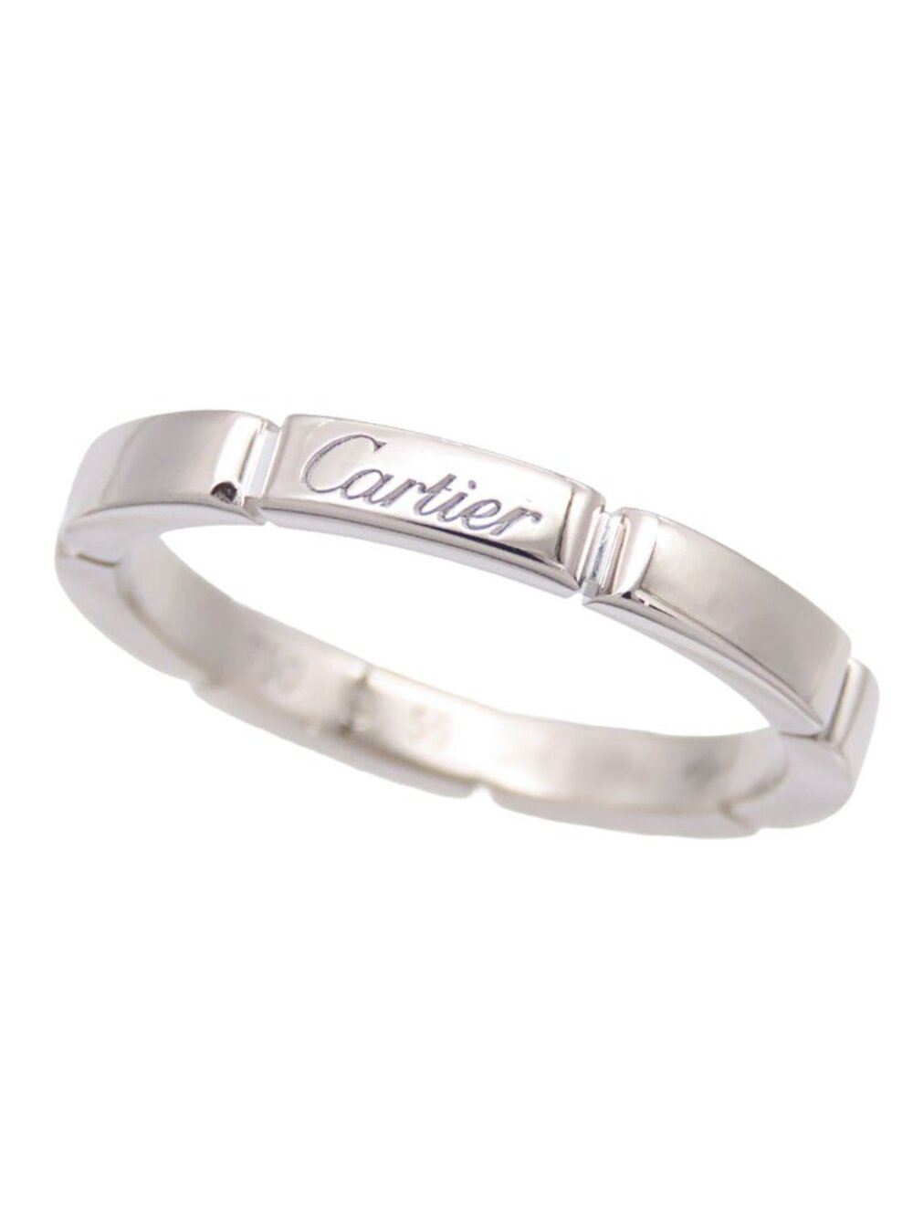 Cartier Maillon Panthere White Gold 18k Wedding 55 Ring